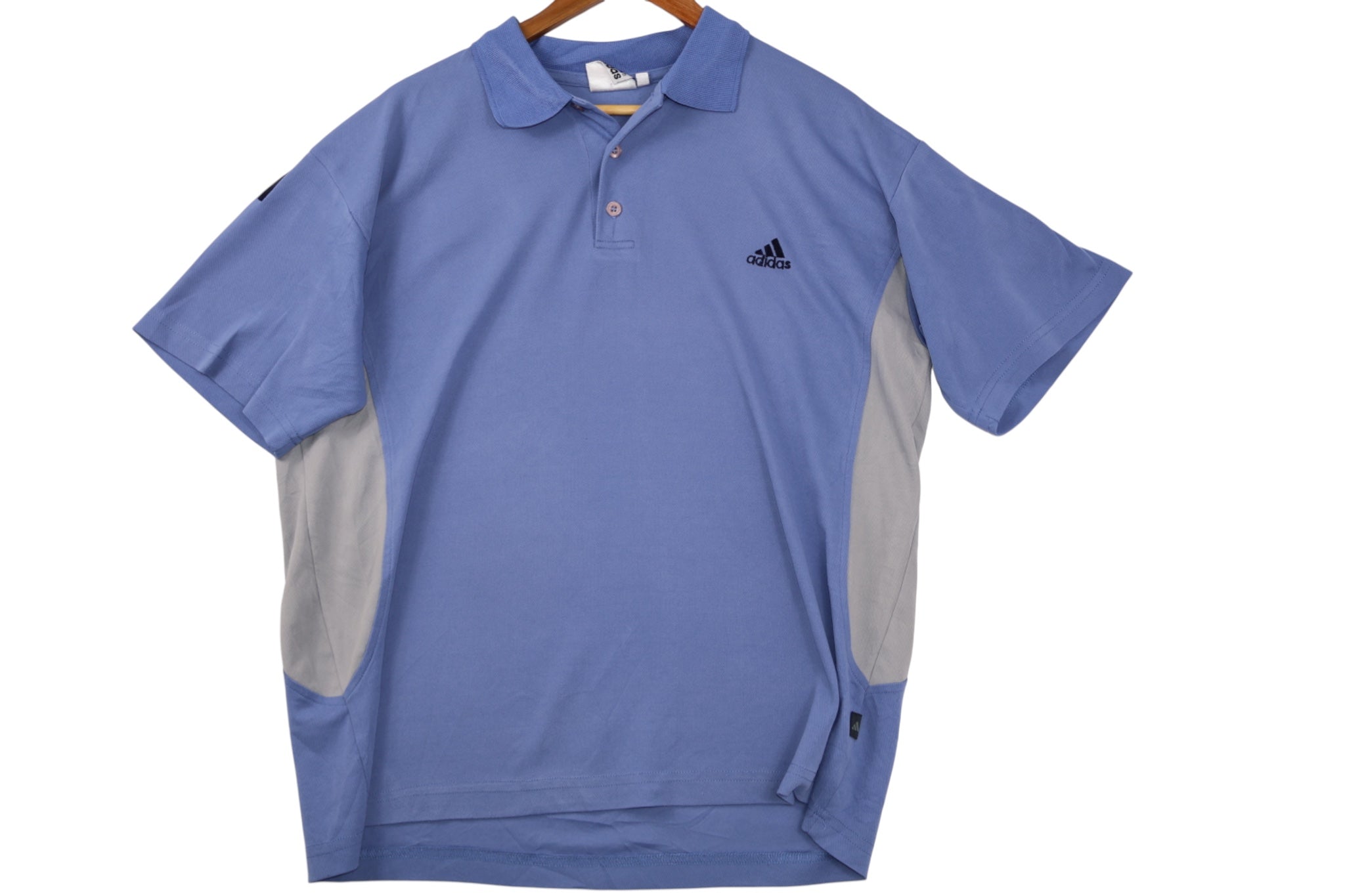 Adidas baby blue Polo (Size L)