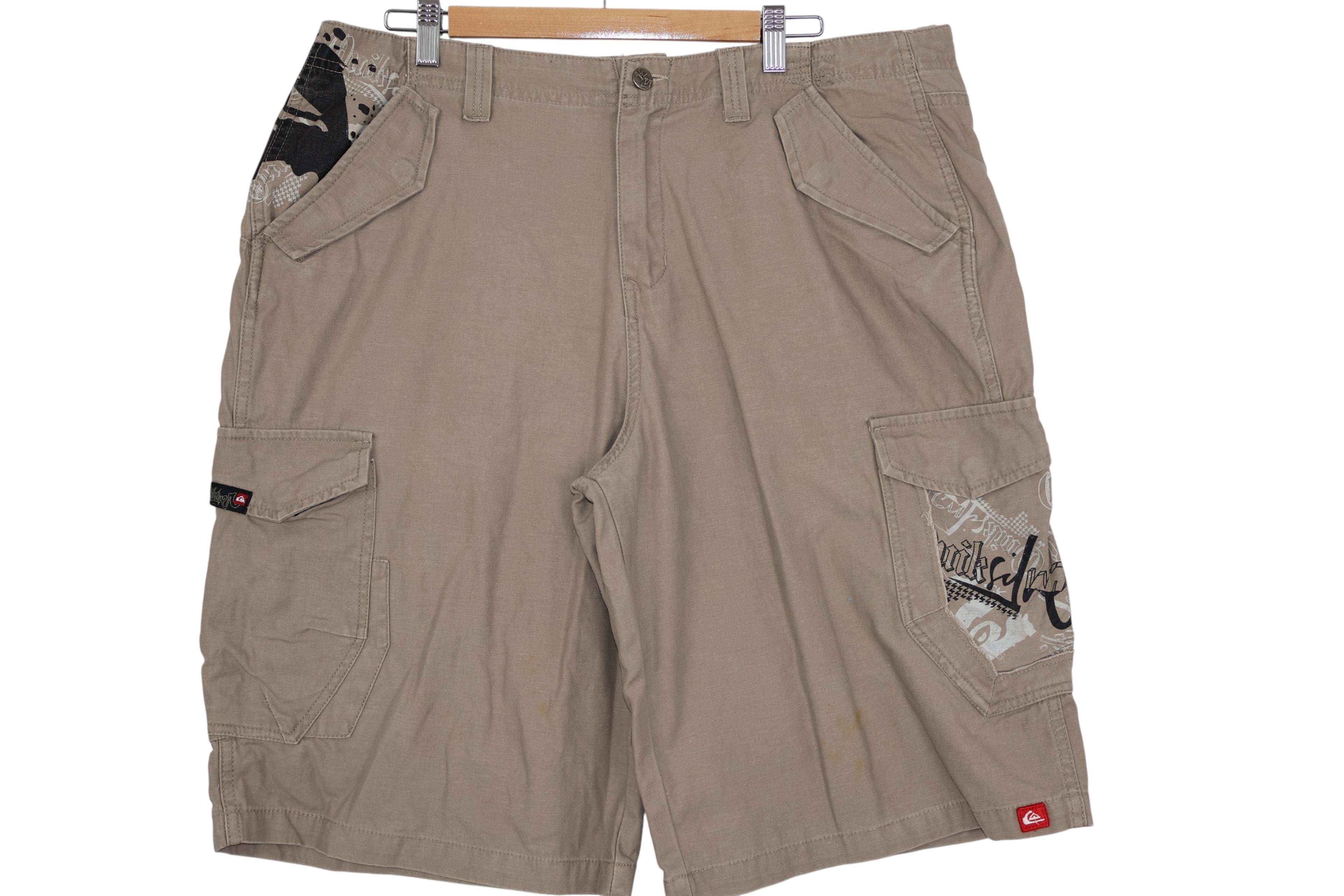 Vintage Quiksilver Cargo Shorts (Size 38)