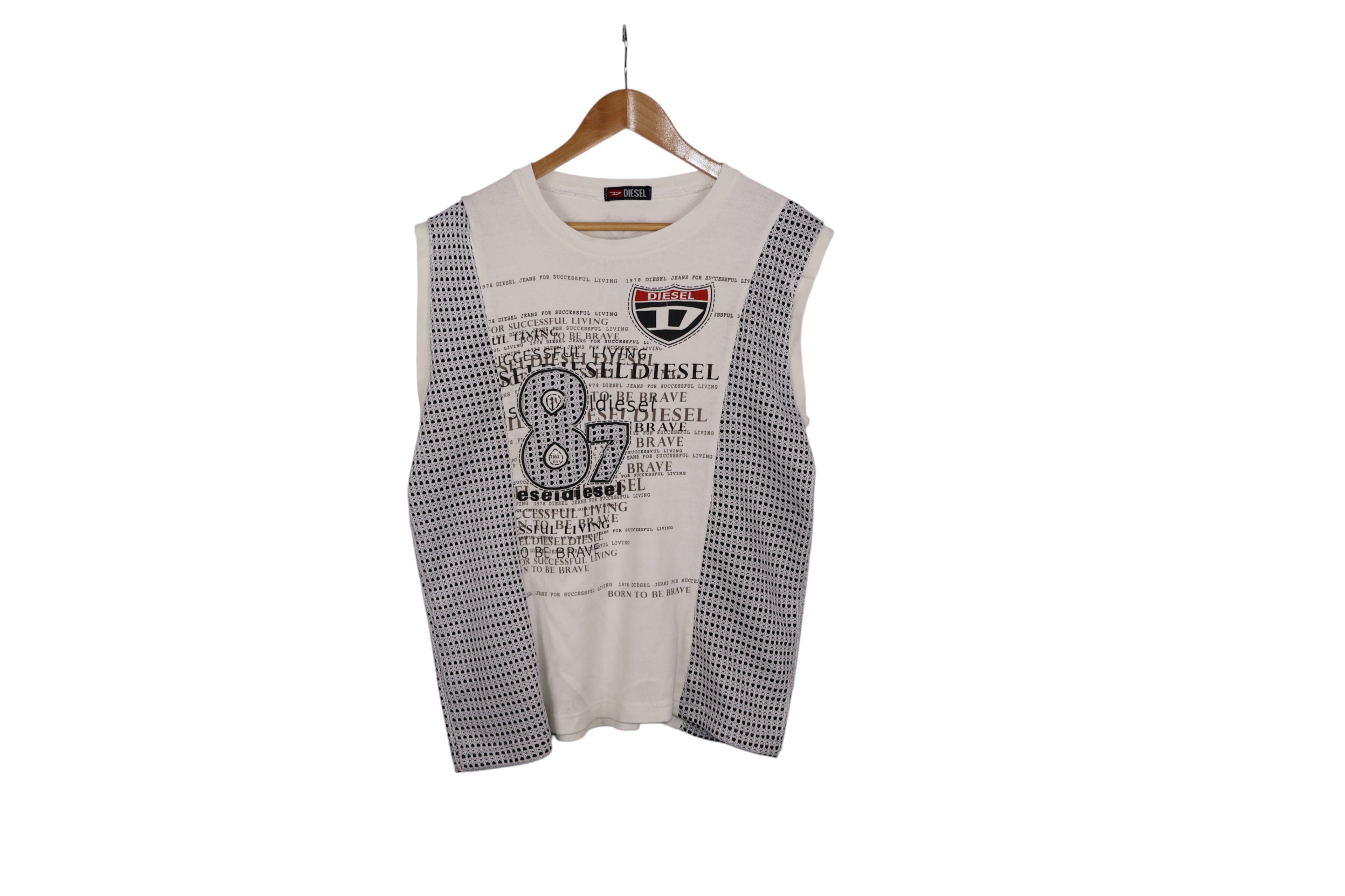 Vintage Diesel Mesh Panel Tee (L)